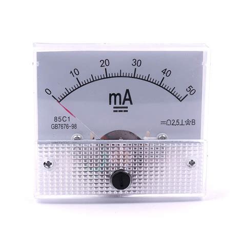 Amazon Atoplee Pc Dc Ma C Amperemeter Analog Current