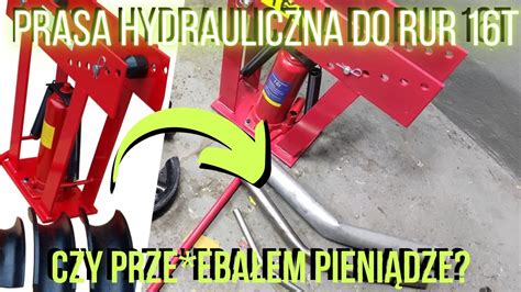 Hydrauliczna Gi Tarka Do Rur T I Czy Kupi Em W A Nie Bubel Youtube