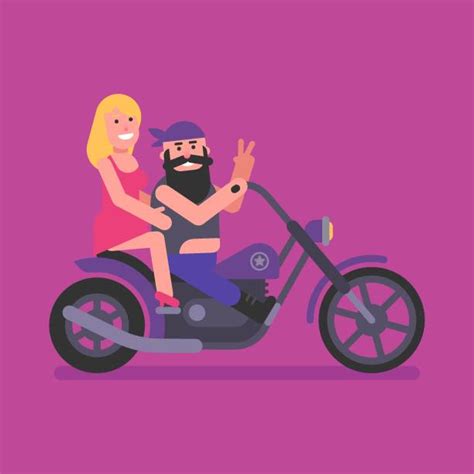 100 Man Woman Motorcycle Clip Art Illustrations Royalty Free Vector Graphics And Clip Art Istock