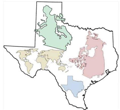 Texas size comparison, circa 2020 : r/mapporncirclejerk