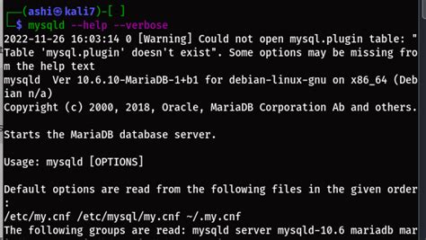 How To Find The Mysql Configuration File My Cnf Geeksforgeeks