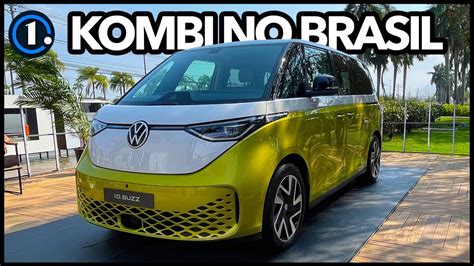 NOVA KOMBI ELÉTRICA JÁ ESTÁ NO BRASIL VW mostrou a nova ID Buzz