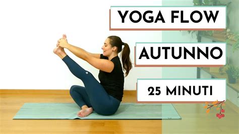 Lento Yoga Flow Autunno Radicamento E Allunghi Minuti Lezione