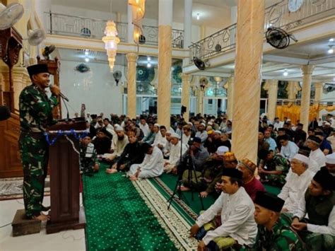 Safari Sholat Subuh Berjamaah Dandim Aut Pererat Talisilatutahmi