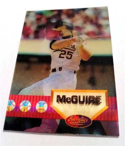 Mark Mcgwire Pinnacle Sportflics D Error Card Rare Ebay