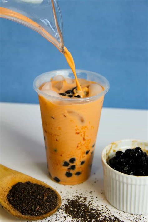 How To Make Thai Boba Tea Elm Tea Leaf Company