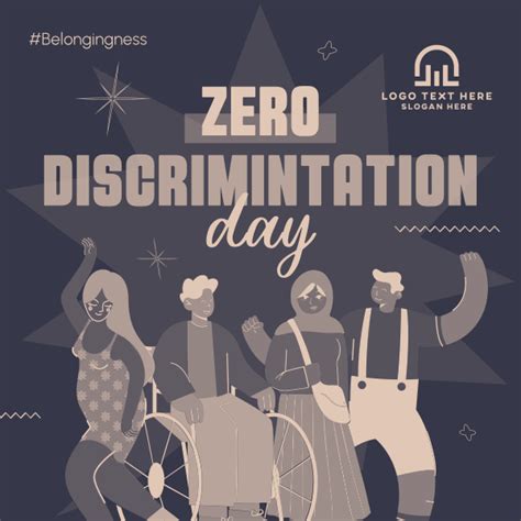 Zero Discrimination Day Linkedin Post Brandcrowd Linkedin Post Maker