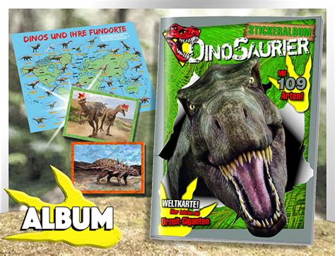 Dinosaurier Sticker Album