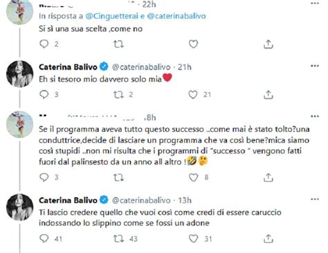 Caterina Balivo Accusata Di Body Shaming La Replica Ad Un Hater