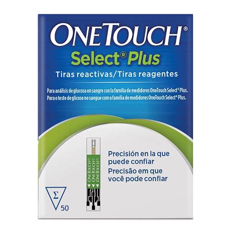 Tiras Reactivas One Touch Selec Plus Pzas