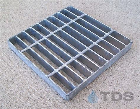 Square Galv Steel Catch Basin Grate | Trench Drain Grates