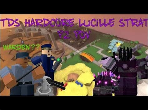 TDS Hardcore Lucille Strat P2 POV Roblox Tower Defense Simulator