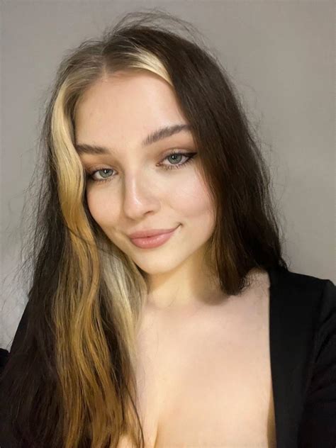 Face Of A Girl That Likes Her Blue Eyes Sexy