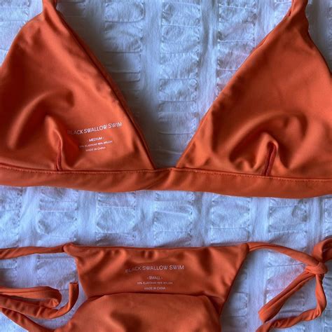 Women S Orange Bikinis And Tankini Sets Depop