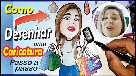 COMO DESENHAR CARICATURA PASSO A PASSO HOW TO DRAW A CARICATURE