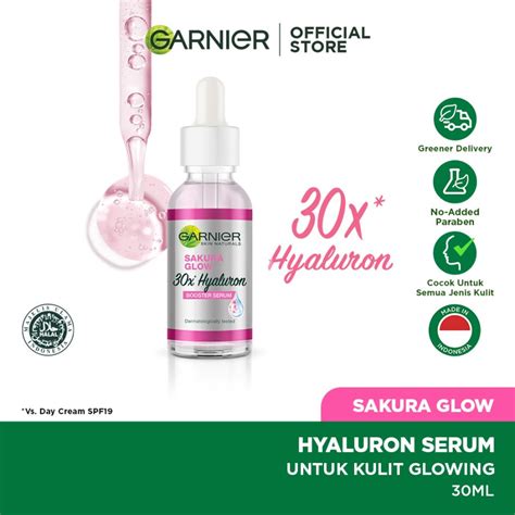 Garnier Sakura White Hyaluron Booster Serum 30ml Shopee Malaysia