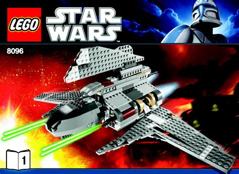 Manual Lego Set 8096 Star Wars Emperor Palpatines Shuttle