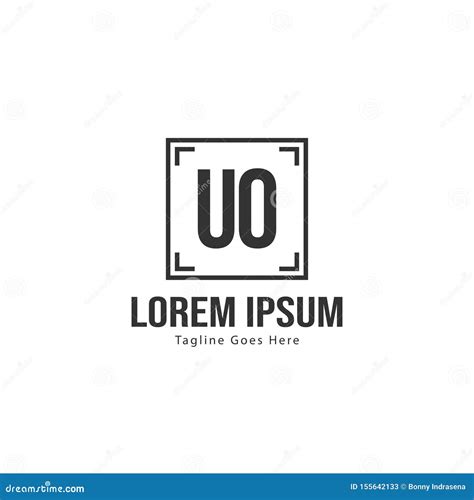 Uo Letter Logo Design Creative Modern Uo Letters Icon Illustration