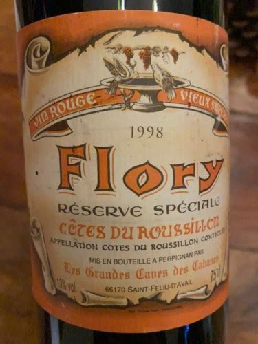 Les Grandes Caves Des Cabanes Flory Reserve Speciale C Tes Du