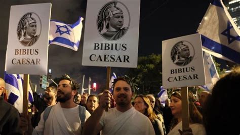 V Deo Israel Es Protestan Contra Netanyahu Y Su Gabinete