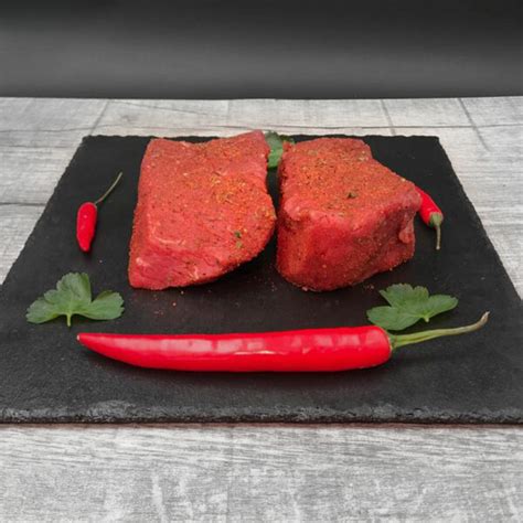 Angus Rind Huft Steaks Mariniert Sieberer Landmetzgerei