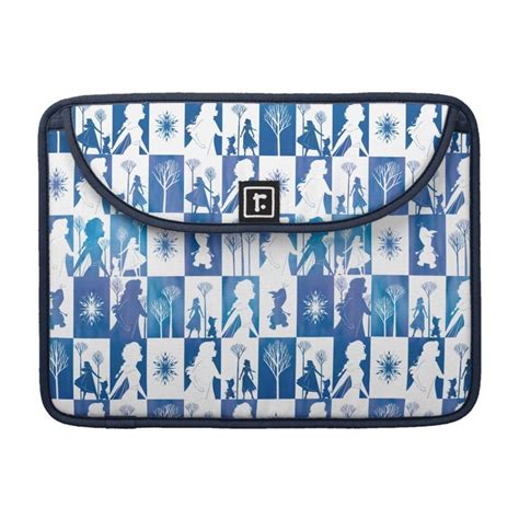 Frozen Anna Elsa Olaf Winter Tile Pattern Macbook Pro Sleeve