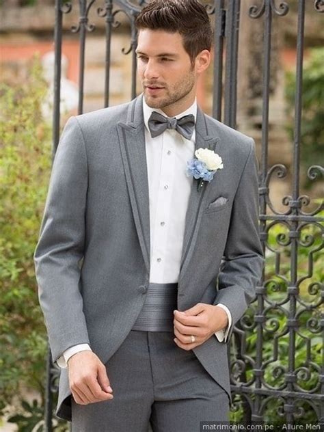 5 Trajes de novio en color GRIS Cuál preferís