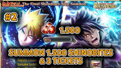 Summon Naruto Sasuke Tfs Ex Rekit Shinobites Tickets