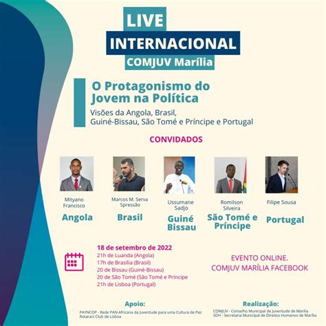 CONJUV realiza 1ª edição da Live da Juventude o tema O Protagonismo