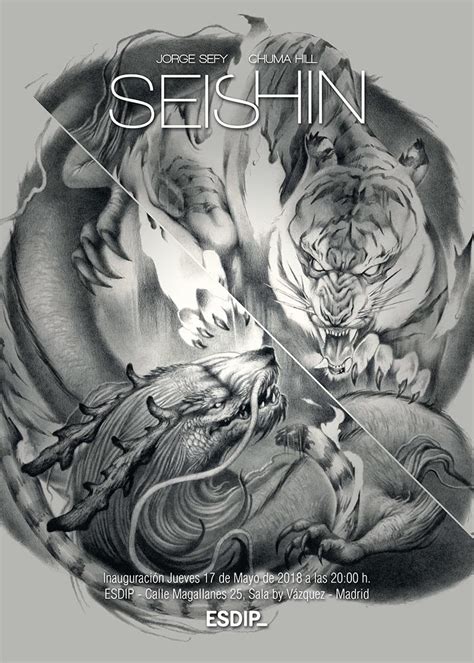 Exposición de Ilustración: Seishin. De Chuma Hill y Jorge Sefy | Ilustración y Animación | Domestika