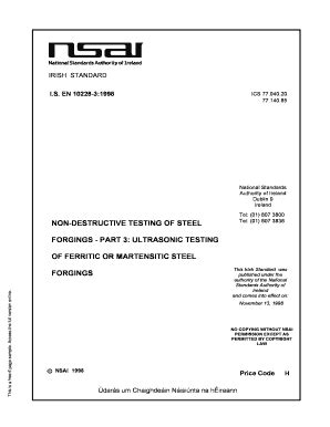 Fillable Online Non Destructive Testing Of Steel Forgings Part Fax