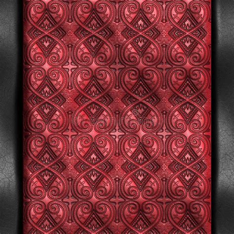 Embossed Leather Effect Background Wallpaper 3 Stock Illustration