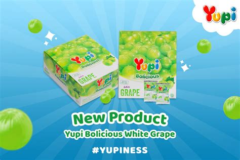 New Product Yupi Bolicious White Grape Yupi