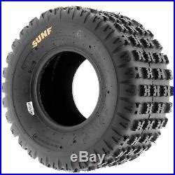 SunF 2211 9 ATV Tires 22x11x9 Race Tubeless 6 PR A031 Set Of 2 Atv