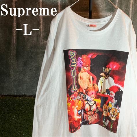 Supreme ロンt 白sekintani La Norihiro サイズl メルカリ