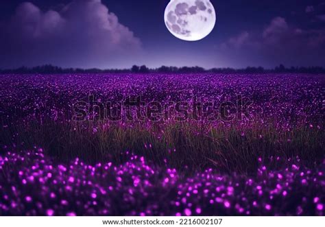 Full Moon On Halloween Night Night Stock Illustration 2216002107 ...