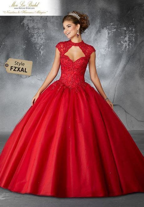 Vestidos De 15 Años Rojos 2021 Estilo Y Belleza