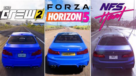 Forza Horizon 5 Vs NFS Heat Vs The Crew 2 Physics And Details