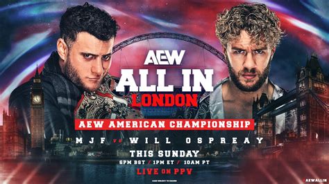 AEW All In MJF Vs Will Ospreay Result