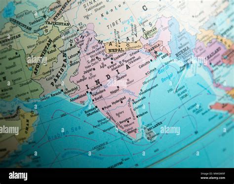 Indian Continent Map