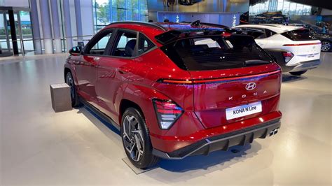 2024 HYUNDAI Kona N Line Ultimate Red Pearl Walkaround Review 4K