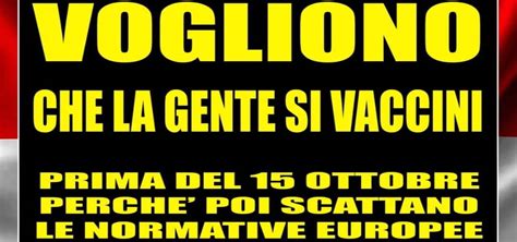 Da Ottobre Norme Ue Per Cure Alternative No Obbligo Vaccinale Ma