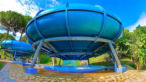 Space Bowl Water Slide At Water World Parc Youtube