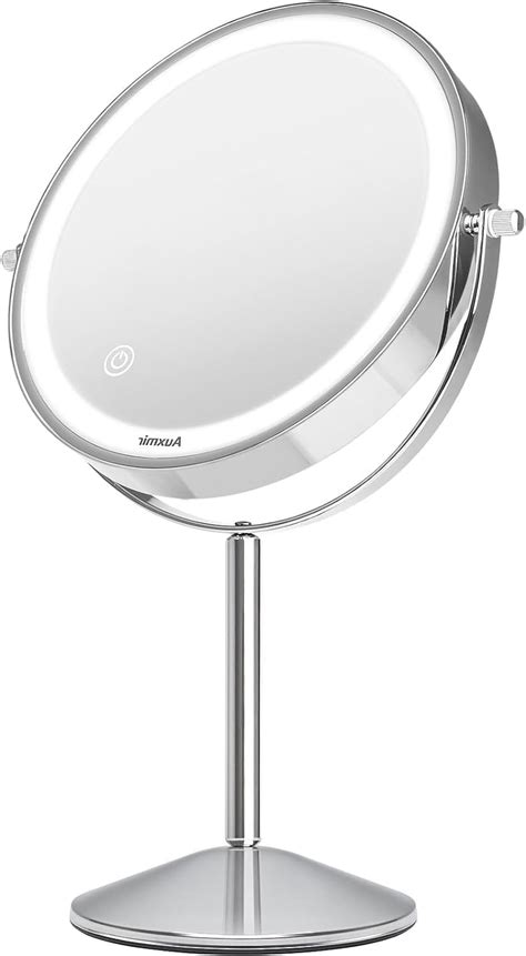 Auxmir Miroir Grossissant Lumineux Maquillage Miroir Maquillage