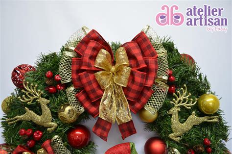 Guirlanda De Natal C Papai Noel N Elo Produtos Especiais