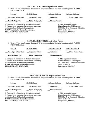 Fillable Online Ihd Umkc Printable Registration Form UMKC Institute