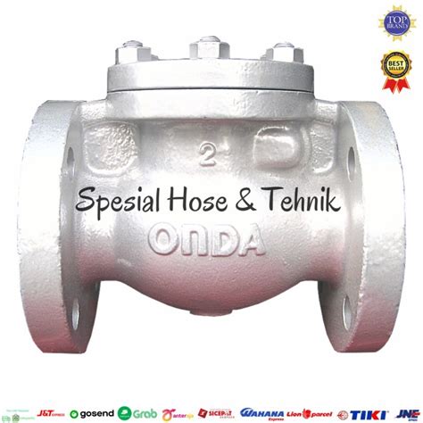 Jual Swing Check Valve Onda Cast Iron Jis K Inch Jakarta Barat