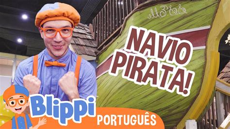 Blippi Passa O Dia No Museu Infantil Youtube