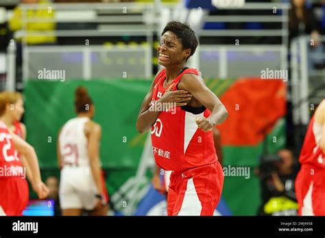 Sopron Hungary Th Feb Evelyn Mawuli Jpn Basketball Fiba