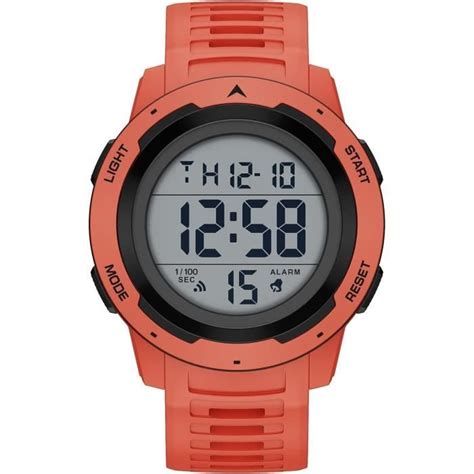 Montre De Sport Num Rique Tanche Pour Homme Grand Cran Facile